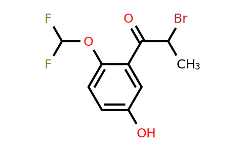 1261478-55-0 | 2-Bromo-5'-hydroxy-2'-(difluoromethoxy)propiophenone