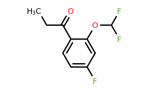 1261478-56-1 | 2'-(Difluoromethoxy)-4'-fluoropropiophenone