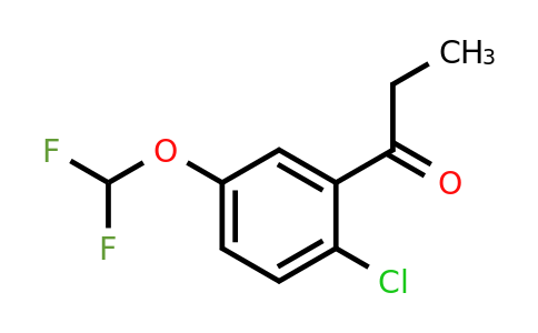 1261478-73-2 | 2'-Chloro-5'-(difluoromethoxy)propiophenone