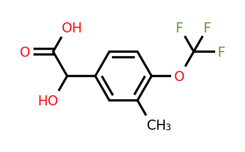 1261478-77-6 | 3-Methyl-4-(trifluoromethoxy)mandelic acid