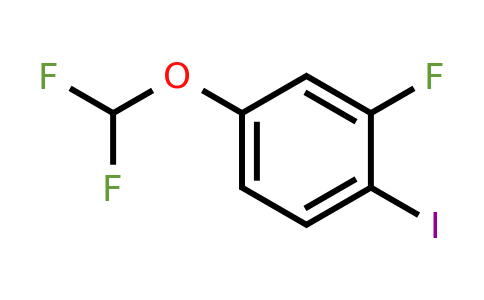 1261478-98-1 | 2-Fluoro-4-(difluoromethoxy)iodobenzene