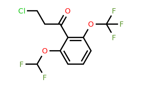 1261479-08-6 | 3-Chloro-2'-(difluoromethoxy)-6'-(trifluoromethoxy)propiophenone