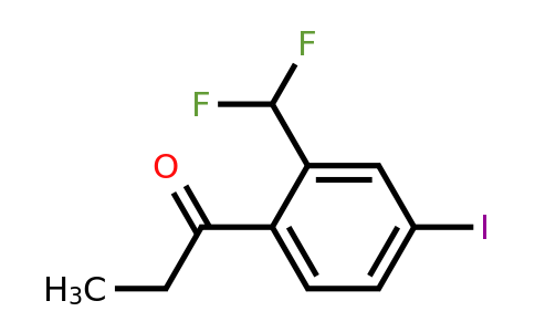 1261479-91-7 | 2'-(Difluoromethyl)-4'-iodopropiophenone