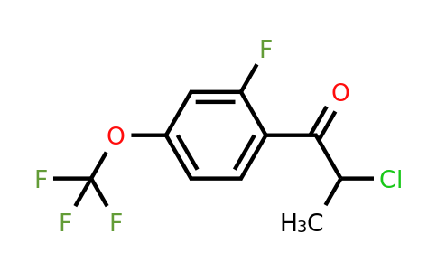 1261480-35-6 | 2-Chloro-2'-fluoro-4'-(trifluoromethoxy)propiophenone