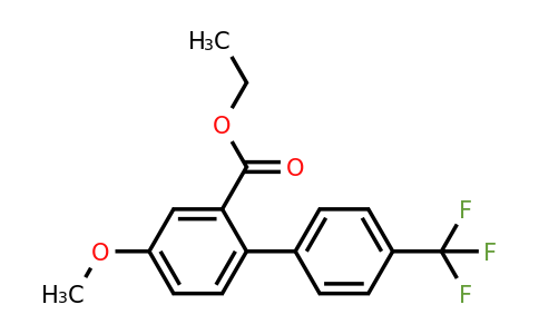 4-Methoxy-4'-(trifluoromethyl)biphenyl-2-carboxylic acid ethyl ester