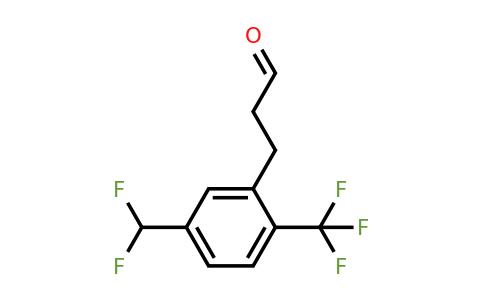 1261482-79-4 | 3-(5'-(Difluoromethyl)-2'-(trifluoromethyl)phenyl)propionaldehyde