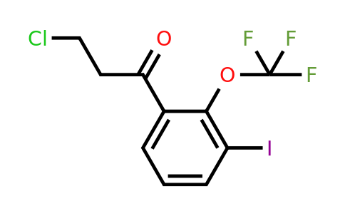 1261482-97-6 | 3-Chloro-3'-iodo-2'-(trifluoromethoxy)propiophenone