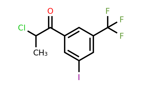 1261483-02-6 | 2-Chloro-3'-iodo-5'-(trifluoromethyl)propiophenone