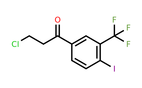 1261483-07-1 | 3-Chloro-4'-iodo-3'-(trifluoromethyl)propiophenone