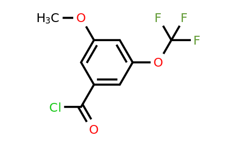 1261483-10-6 | 3-Methoxy-5-(trifluoromethoxy)benzoyl chloride