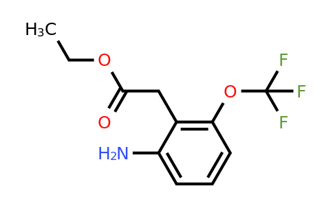 1261483-13-9 | Ethyl 2-amino-6-(trifluoromethoxy)phenylacetate