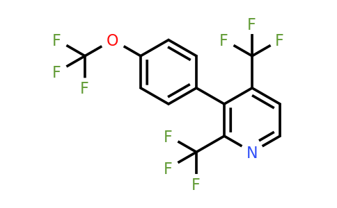 1261483-19-5 | 2,4-Bis(trifluoromethyl)-3-(4-(trifluoromethoxy)phenyl)pyridine