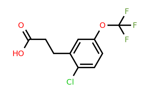 1261483-38-8 | 3-(2'-Chloro-5'-(trifluoromethoxy)phenyl)propionic acid