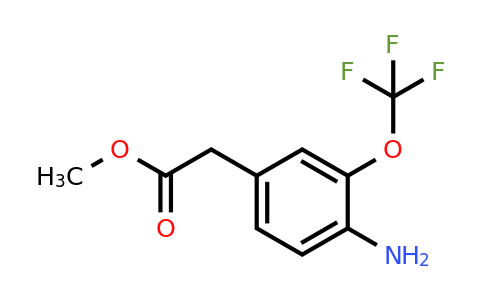 1261483-51-5 | Methyl 4-amino-3-(trifluoromethoxy)phenylacetate