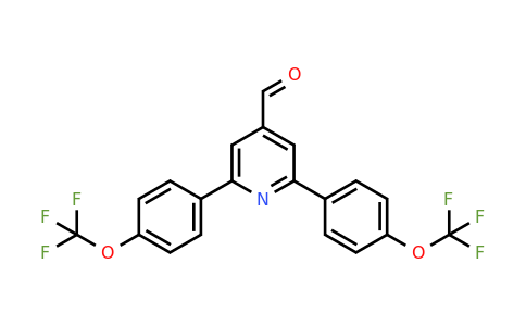 1261483-72-0 | 2,6-Bis(4-(trifluoromethoxy)phenyl)isonicotinaldehyde