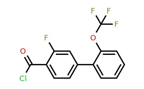 1261483-83-3 | 3-Fluoro-2'-(trifluoromethoxy)biphenyl-4-carbonyl chloride