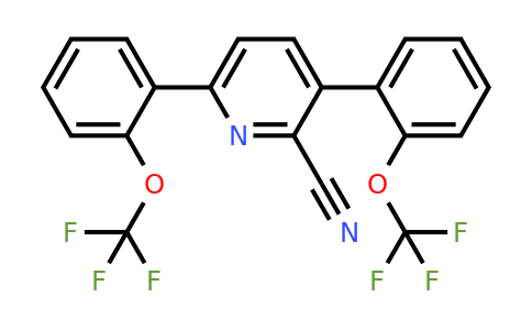 1261483-89-9 | 3,6-Bis(2-(trifluoromethoxy)phenyl)picolinonitrile