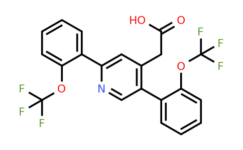 1261483-95-7 | 2,5-Bis(2-(trifluoromethoxy)phenyl)pyridine-4-acetic acid