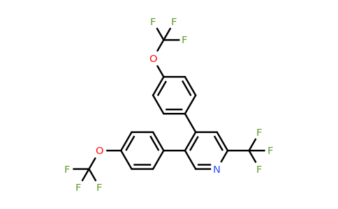 1261484-21-2 | 4,5-Bis(4-(trifluoromethoxy)phenyl)-2-(trifluoromethyl)pyridine
