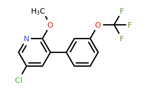 1261484-44-9 | 5-Chloro-2-methoxy-3-(3-(trifluoromethoxy)phenyl)pyridine