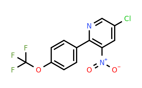 1261485-14-6 | 5-Chloro-3-nitro-2-(4-(trifluoromethoxy)phenyl)pyridine