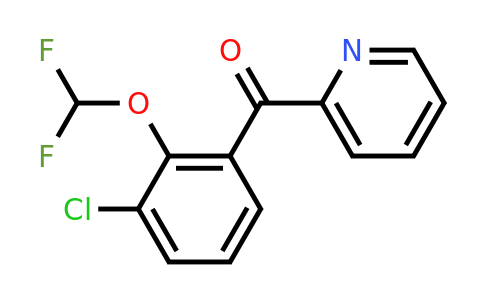 1261485-37-3 | 2-(3-Chloro-2-(difluoromethoxy)benzoyl)pyridine