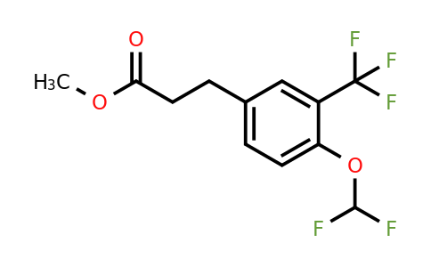 1261485-46-4 | Methyl 3-(4'-(difluoromethoxy)-3'-(trifluoromethyl)phenyl)propionate