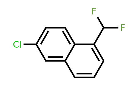 1261485-59-9 | 6-Chloro-1-(difluoromethyl)naphthalene