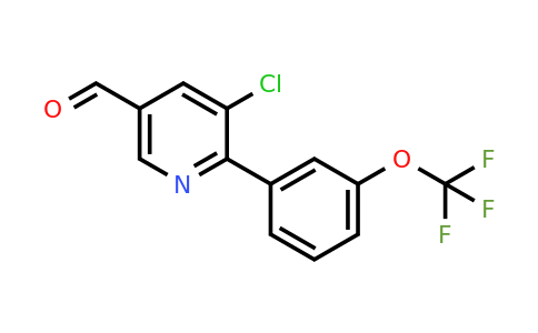 1261485-71-5 | 5-Chloro-6-(3-(trifluoromethoxy)phenyl)nicotinaldehyde