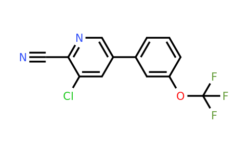 1261485-89-5 | 3-Chloro-5-(3-(trifluoromethoxy)phenyl)picolinonitrile