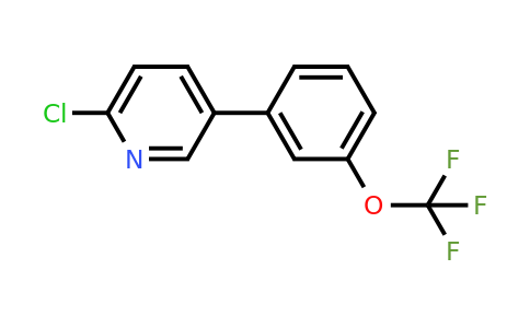 1261485-95-3 | 2-Chloro-5-(3-(trifluoromethoxy)phenyl)pyridine