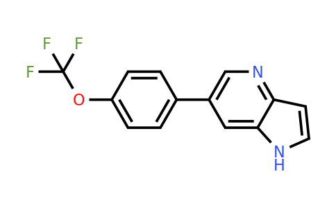1261486-12-7 | 6-(4-(Trifluoromethoxy)phenyl)-1H-pyrrolo[3,2-b]pyridine