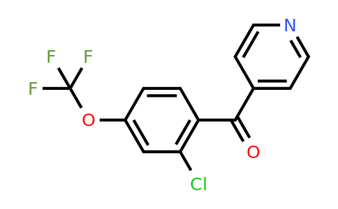 4-(2-Chloro-4-(trifluoromethoxy)benzoyl)pyridine