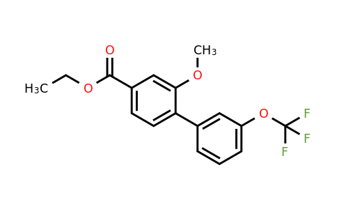 1261486-39-8 | Ethyl 2-methoxy-3'-(trifluoromethoxy)biphenyl-4-carboxylate