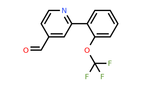 1261486-42-3 | 2-(2-(Trifluoromethoxy)phenyl)isonicotinaldehyde
