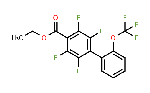 1261486-74-1 | Ethyl 2,3,5,6-tetrafluoro-2'-(trifluoromethoxy)biphenyl-4-carboxylate