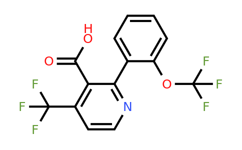 1261486-76-3 | 2-(2-(Trifluoromethoxy)phenyl)-4-(trifluoromethyl)nicotinic acid