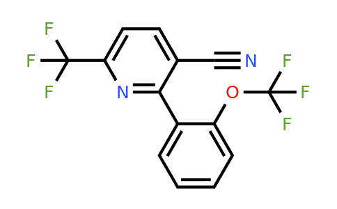 1261486-79-6 | 2-(2-(Trifluoromethoxy)phenyl)-6-(trifluoromethyl)nicotinonitrile