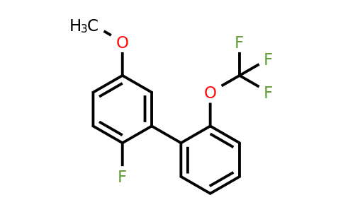 2-Fluoro-5-methoxy-2'-(trifluoromethoxy)biphenyl