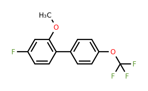 1261487-44-8 | 4-Fluoro-2-methoxy-4'-(trifluoromethoxy)biphenyl