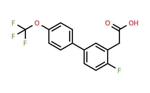 1261487-83-5 | 4-Fluoro-4'-(trifluoromethoxy)biphenyl-3-acetic acid