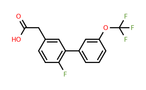 1261487-84-6 | 6-Fluoro-3'-(trifluoromethoxy)biphenyl-3-acetic acid