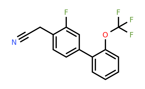 1261487-85-7 | 3-Fluoro-2'-(trifluoromethoxy)biphenyl-4-acetonitrile