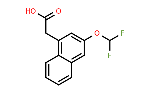 1261488-15-6 | 2-(Difluoromethoxy)naphthalene-4-acetic acid