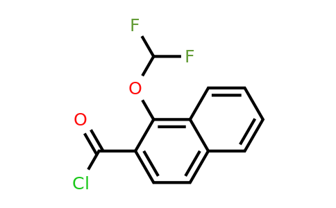 1261488-17-8 | 1-(Difluoromethoxy)naphthalene-2-carbonyl chloride