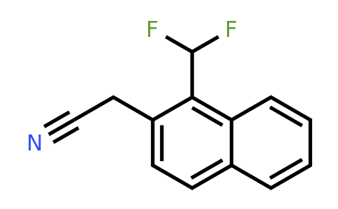 1261488-31-6 | 1-(Difluoromethyl)naphthalene-2-acetonitrile