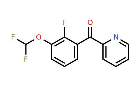 1261488-40-7 | 2-(2-Fluoro-3-(difluoromethoxy)benzoyl)pyridine