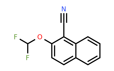 1261488-48-5 | 1-Cyano-2-(difluoromethoxy)naphthalene
