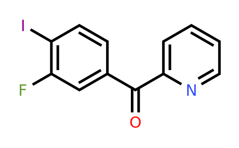 1261488-50-9 | 2-(3-Fluoro-4-iodobenzoyl)pyridine