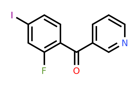 1261488-52-1 | 3-(2-Fluoro-4-iodobenzoyl)pyridine